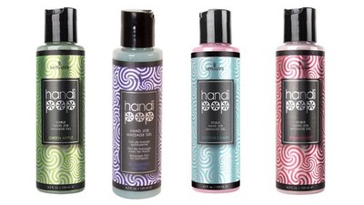 Sensuva Handipop Handjob Massagegel - Erdbeere, Apfel, Erdbeere, Zuckerwatte Sex