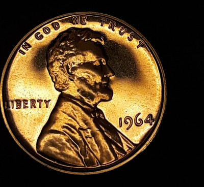 1964 1C CAM (Proof) Lincoln Cent Awesome Proof Coin 