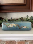 Roseville Apple Blossom Blue 1940’s Vintage Art Pottery WindowBox Planter