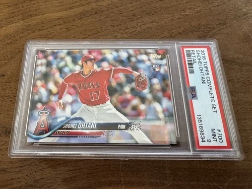 2018 Topps Complete Set Shohei Ohtani #700 PSA 9 Mint