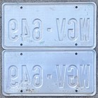 1986-2000 Washington License Plate Pair - Original Condition — photo 2