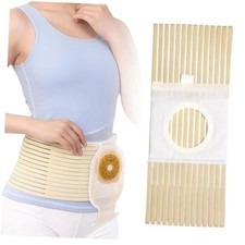 Abdominal Ostomy Belt, Elastic Breathable Belly Band, Anti Hernia for Post XL