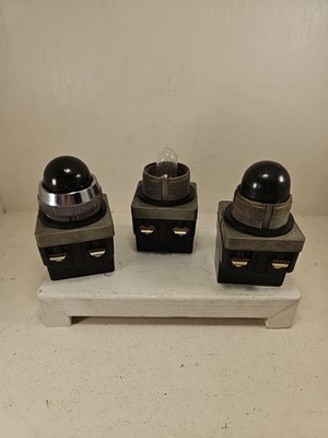 Used Lot Of 3 Maruyasu Electric Pilot Lamps P100V-110V 