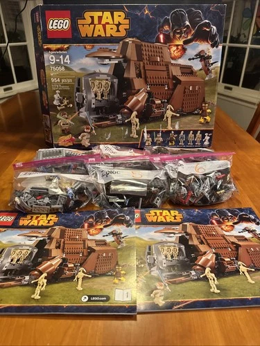Lego Star Wars Set 75058 MTT 100% Complete Set with Box & Manual- Reverse Bagged