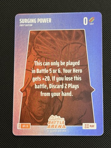 Bo Jackson Battle Arena 2026 Bonus Play “Surging Power†BPL-16*