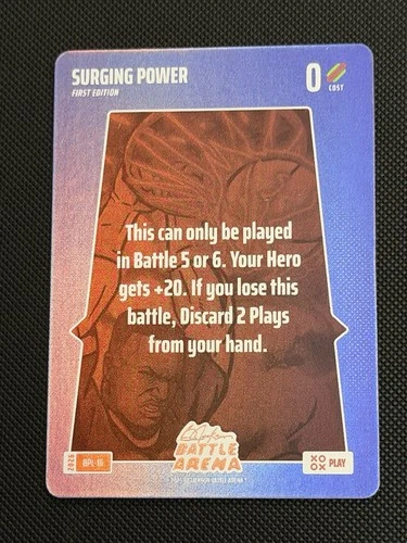 Bo Jackson Battle Arena 2026 Bonus Play “Surging Power†BPL-16*