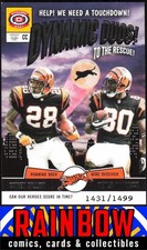 2001 Pacific Dynagon #5 Corey Dillon / Peter Warrick SN1499 Cincinnati Bengals