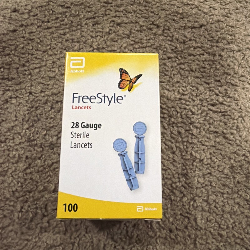 Freestyle 28 Gauge Sterile Lancets - Pack of 100