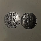 Liberty Walking Half Dollar 2 Silver 50C Coins United States