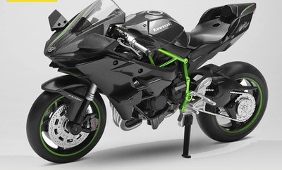 Maßstab 1:12 Druckguss Sport Motorrad Modell, detailliertes Rennrad Spielzeug für Kinder