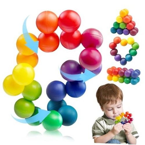 Autism Sensory Fidget Toys Easter Eggs Basket Stuffer Gigts for Kids Toddler,