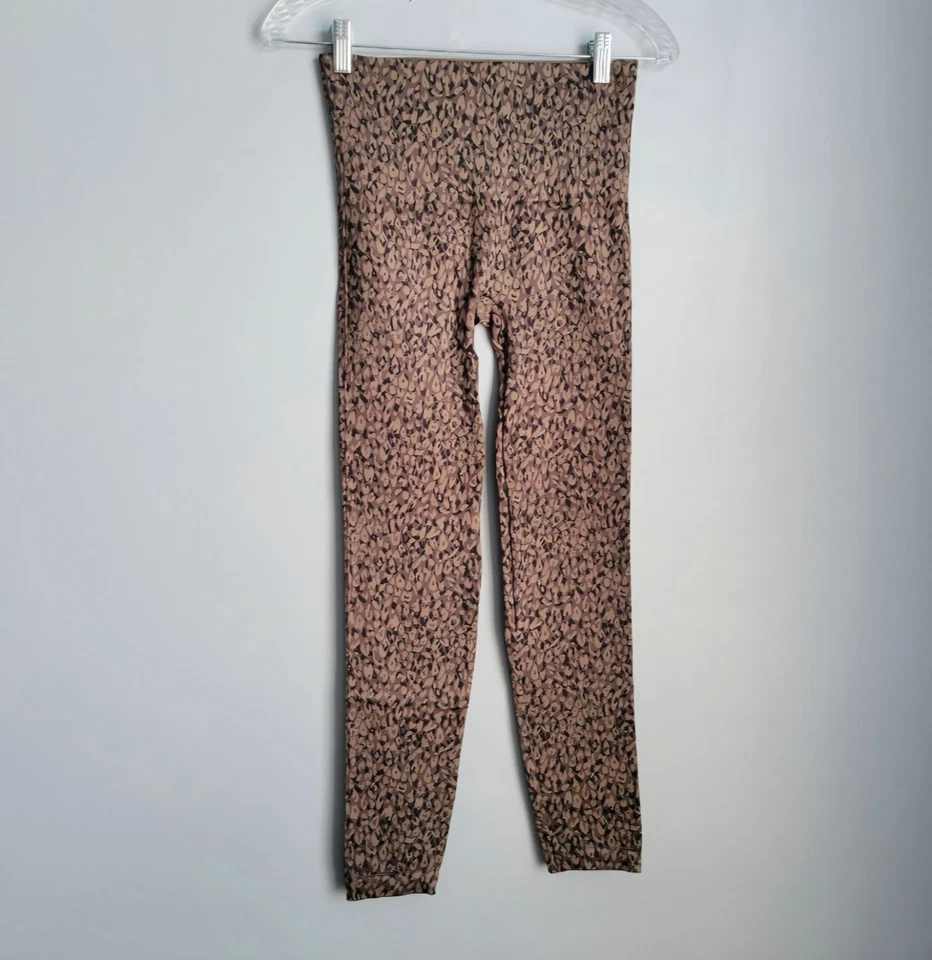 Spanx Look At Me Now Leggings Sin Costuras Mini Leopardo Mujer Botín Grande Nuevo con Etiquetas Foto 2 de 4