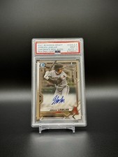 Jordan Lawlar 2021 Bowman Draft Chrome 1st Auto #CDA-JLA PSA 9; Auto 10 -CDAJLA