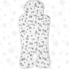 Pinkunn Gel Car Seat Baby Cooling Pad for Summer Breathable Stroller Gray