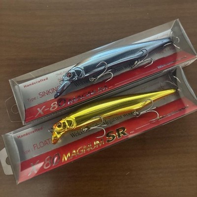 Megabass X 80 Magnum 1 Stück SR 1 Stück SP C Set