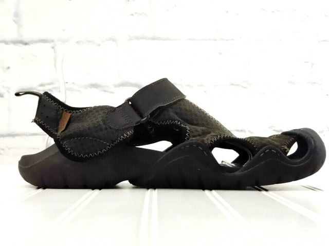 CROCS SWIFTWATER #15041 Men's Brown/Black Sport Sandals US 9.5 - 10 | eBay