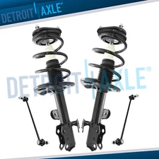 Front Strut w/ Coil Spring Assembly Sway Bars Kit for 2013 - 2018 Toyota RAV4