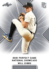 10-Count Lot Will Gibbs 2021 Leaf Perfect Game NIKE All-American Rookies