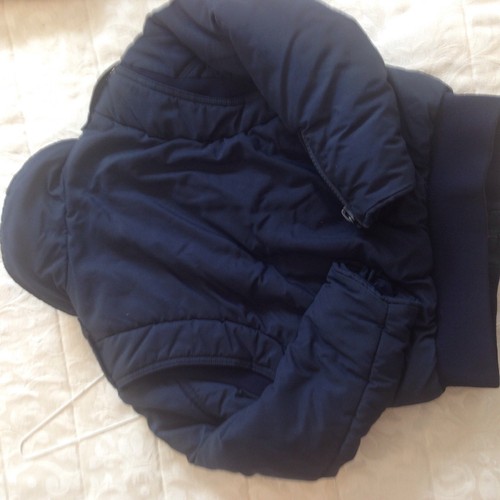 Vintage Sports Wrap Boys navy blue ski jacket size 6 - Picture 4 of 5