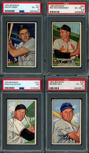 1952 Bowman Complete Set - HIGH GRADE (96 GRADED) - #38 PSA Registry - Picture 9 of 24