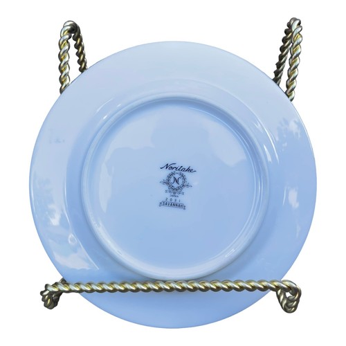 Set of 4 Noritake China Savannah 2031 Bread Dessert Side Plates 6.25" EUC Silver - Picture 10 of 13
