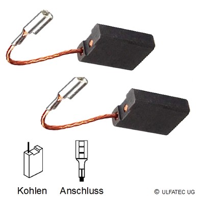 Kohlebürsten Motorkohlen BLACK & DECKER KG 2000 ers.569373-00 - 6x16x22mm (2157)
