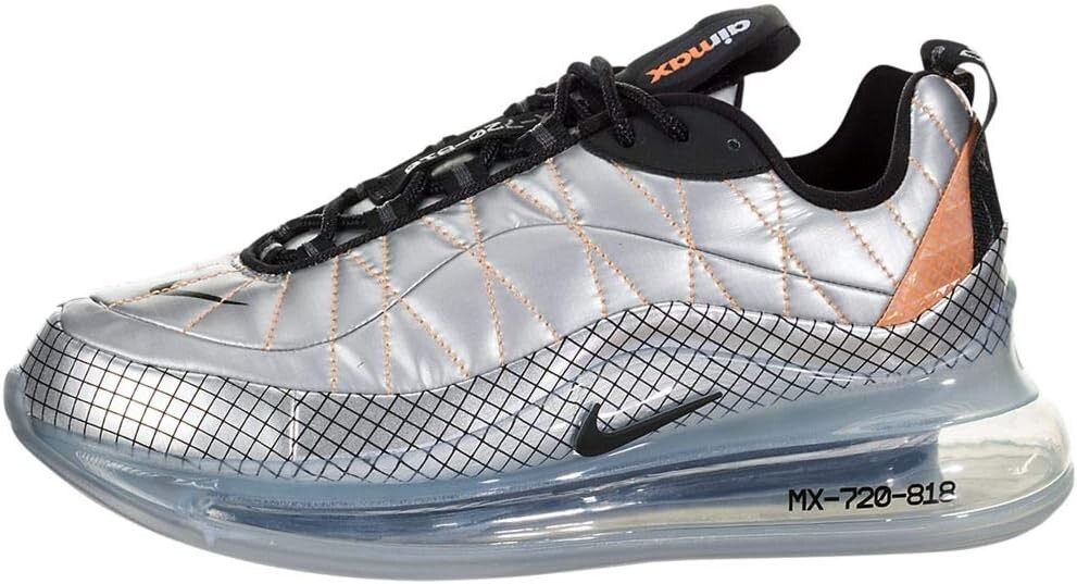 New Nike Big Kids Air Max MX-720-818 Shoes Metallic Grey 6 Youth