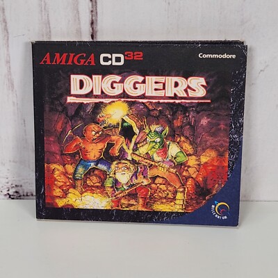 Diggers - Commodore Amiga CD 32 -  Tested Rare NTSC Version EXCELLENT CONDITION