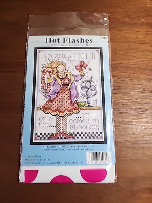 Design Works Hot Flashes Cross Stitch Pattern and Thread READ