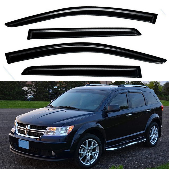 for 20092020 Dodge Journey 4pc Window Visor Sun Rain Guard Vent Shade
