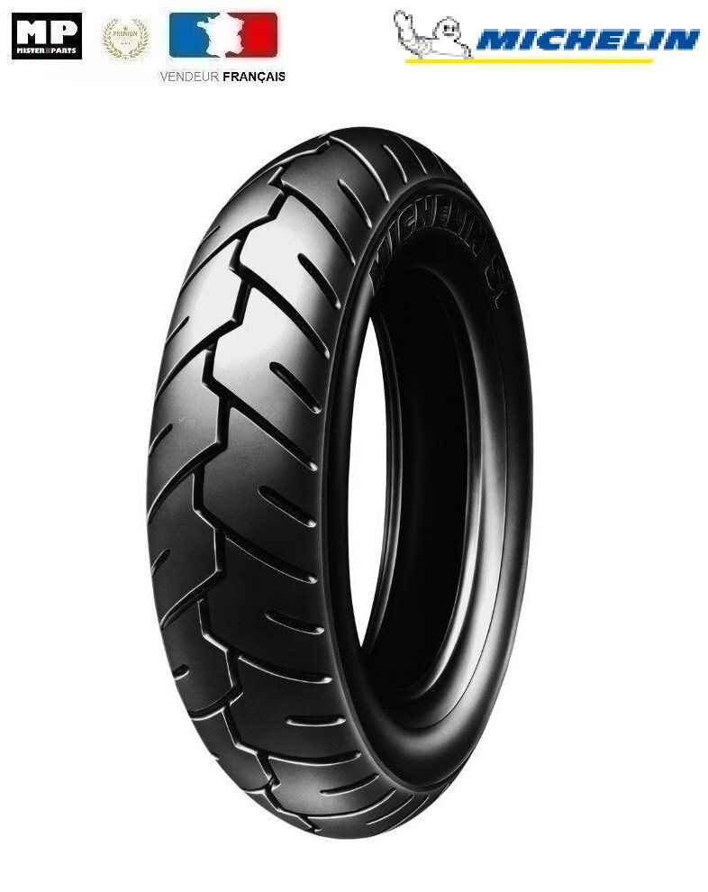Pneu Michelin 90/90-10 S1 adhérence maximale sur sol mouillé pour scooter 10 pouces