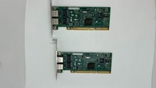 LOT OF 2: HP NC7170 Dual-Port Gigabit PCI-X Network Interface Card - 313586-001