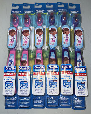6 Pack- Disney junior Oral B Soft Toothbrush Pro Health Stages 5-7