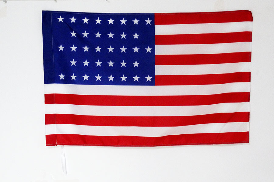 UNITED STATES 1865-1867 36 STARS FLAG 2' x 3' for a pole - USA