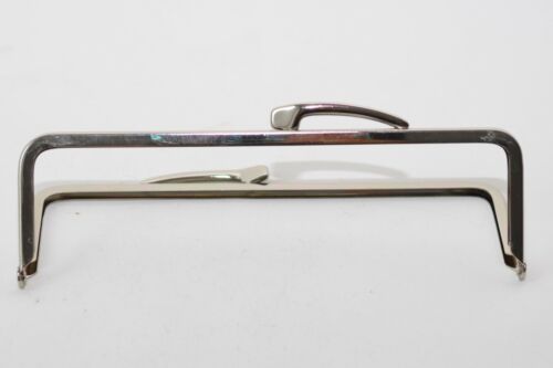 Solider Taschenrahmen / Taschenbügel, 155 x 40 mm, Silber, DIY, 80er Jahre - Bild 6 von 7