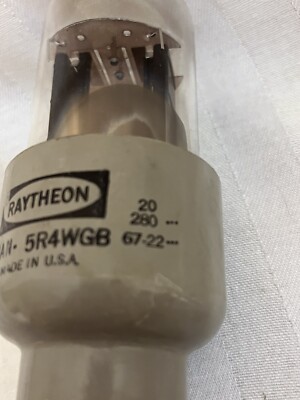 RAYTHEON レイセオン / 軍用管 5R4 WGB アメリカ製 整流管など Raytheon JAN 5R4WGB Amplifier Tube Recifier Tube Vintage AS IS | eBay