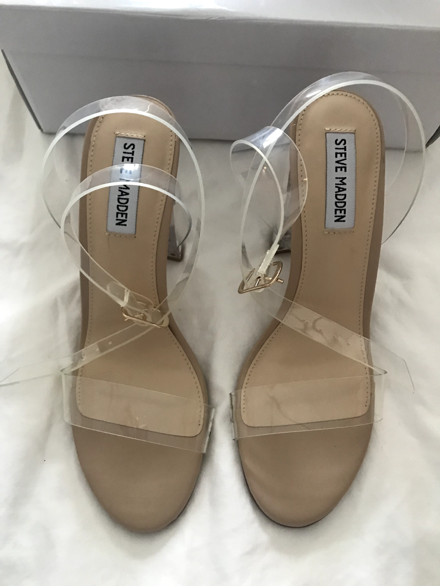 Buy steve madden women's camille lucite dress sandals Hot Sale