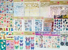 Stickers Collection Planner Craft Art Scrapbook Fun Bright Themes 1099+ Pcs.