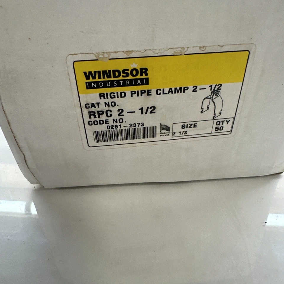Windsor Rigid pipe clamp 2-1/2 RPC 2- 1/2 Pipe Clamp Box Of 50 - Image 2 of 3