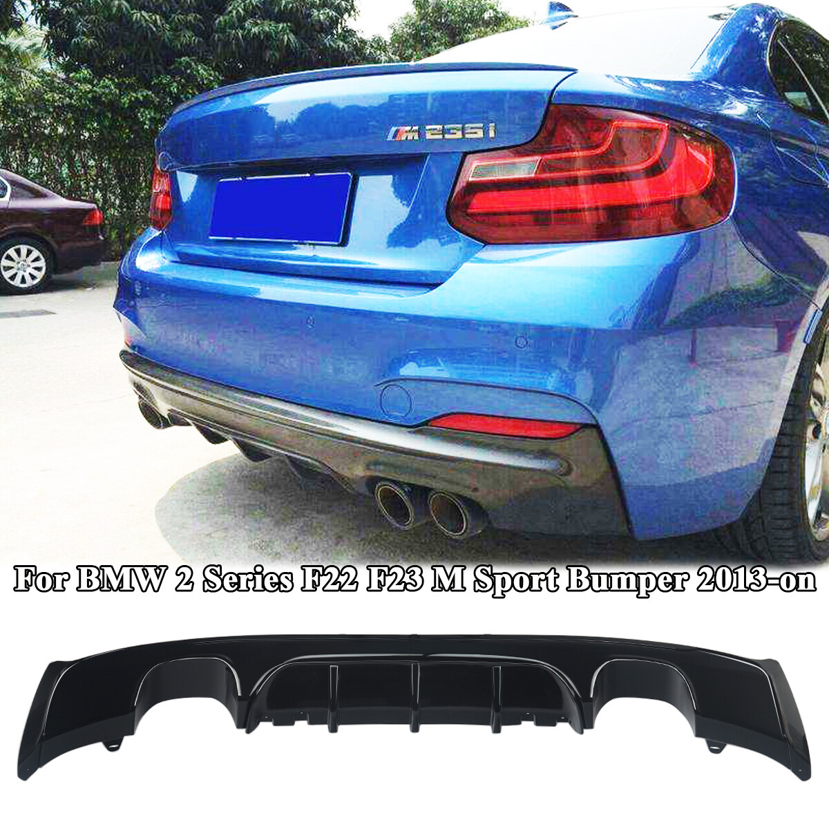 ヒ*ノ様 BMW純正 F22 F23 M Performance ディフューザー BMW 純正 F22 F23 2シリーズ M Performance リヤ ディフューザー M235i