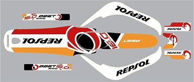 Oset 16 REPSOL Grafikkit 2011-2014 Modelle KOSTENLOSER VERSAND UK