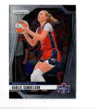 2 ct lot 2024-25 Panini Prizm WNBA Karlie Samuelson Cards #82 Washington Mystics