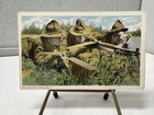 VINTAGE POSTCARD WW1 WACO TEXAS MACHINE GUN MILITARY INFANTRY WAR STAMP 1917