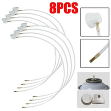 8PCS Fluid Film 360 Degree Nozzle Extension hose Fit For Aerosol Cans Spray 50cm