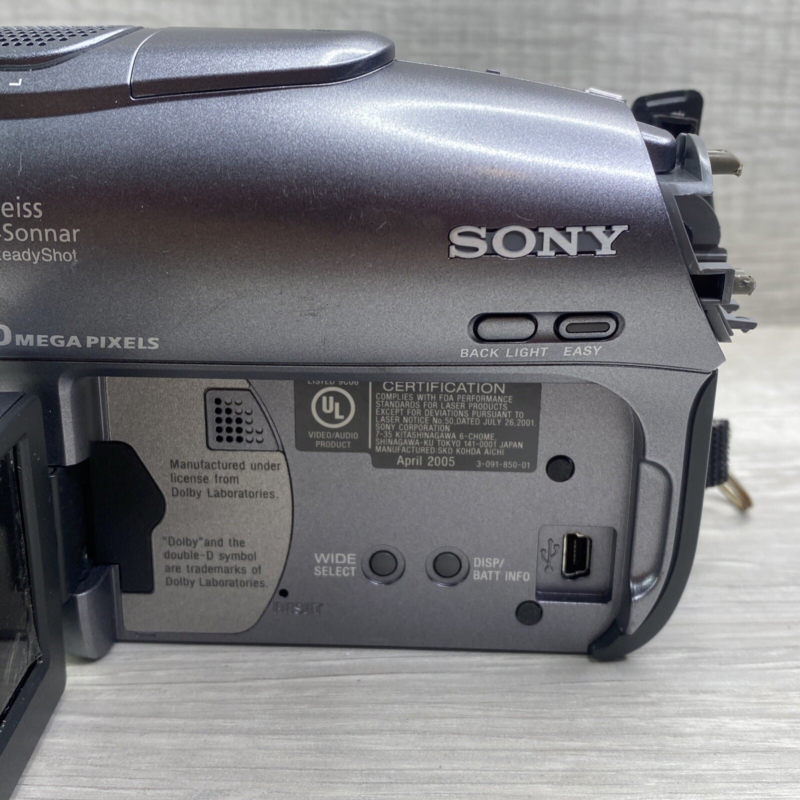 Sony Handycam DCR-DVD403 Camcorder Video Recorder Mini DVD