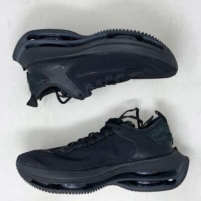 激レア NIKE ZOOM DOUBLE STACKED 厚底スニーカー Nike Zoom Double Stacked Black Sneakers, Size 11.5 / 10M CZ2909