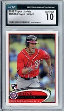 2012 Topps Update Bryce Harper US183 CGC Graded 10 Gem Mint