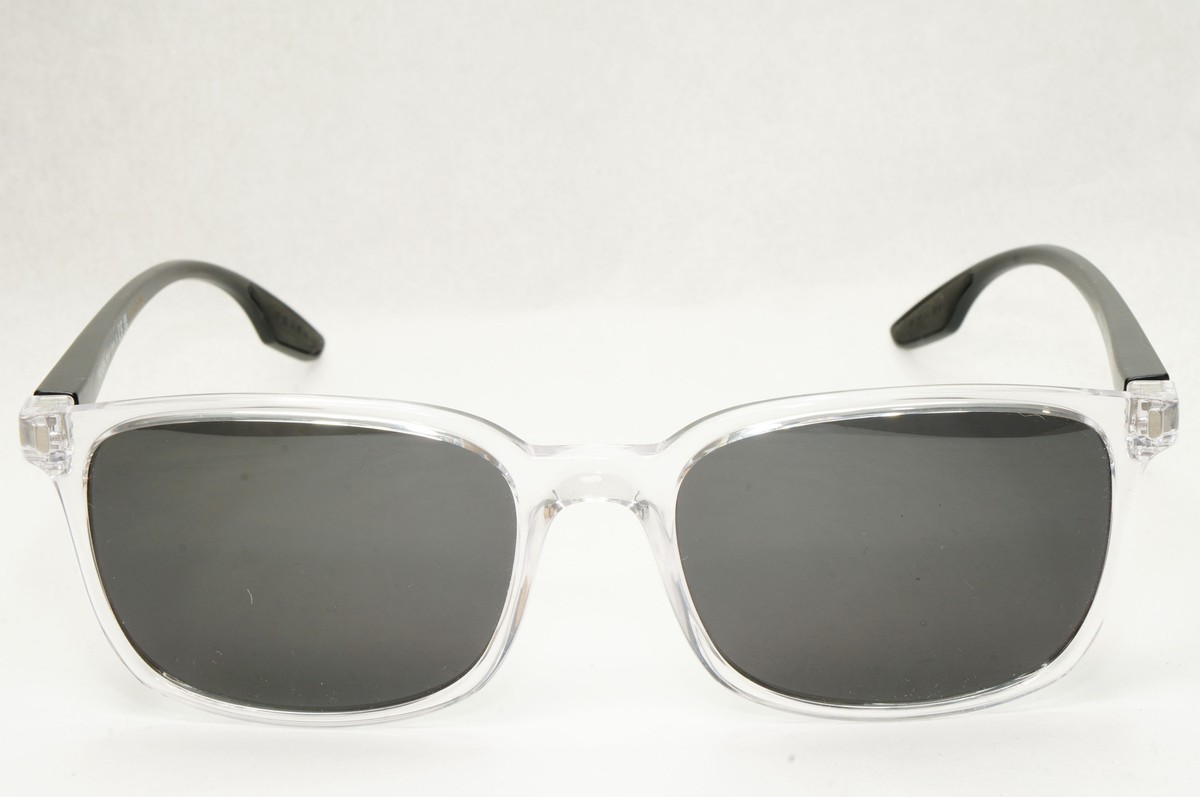 Prada Sunglasses Crystal Black Square Transparent PS05MV VPS 05M