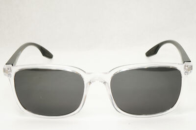 Prada Sunglasses Crystal Black Square Transparent PS05MV VPS 05M