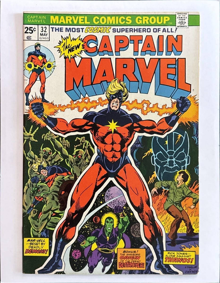 Captain Marvel * #32 * VF-NM 9.0 * Free shipping on 2 or more
